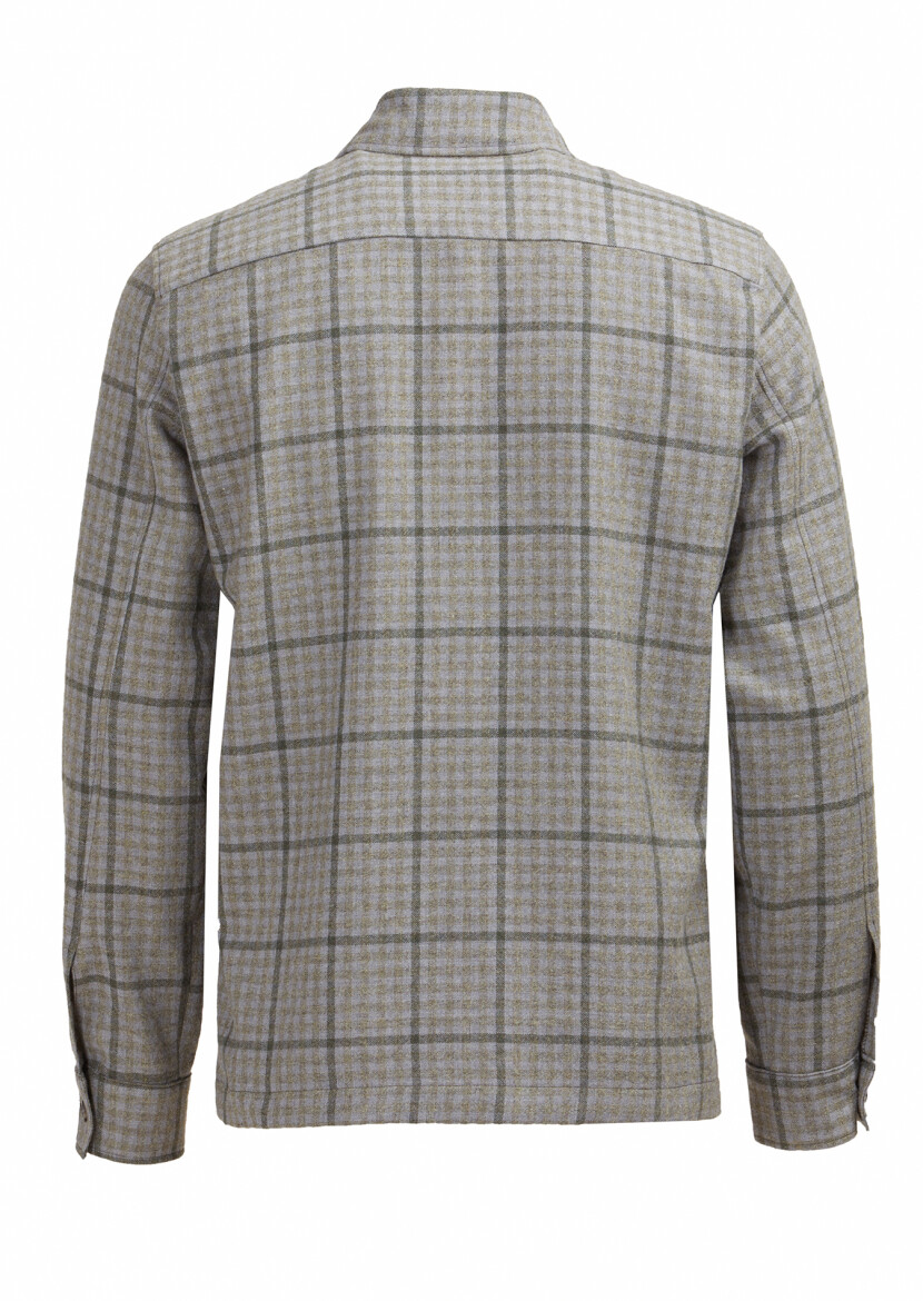 Gri Gömlek Ceket - 3