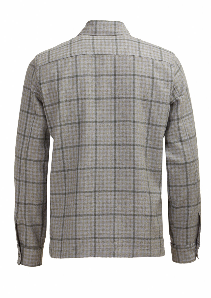 Gri Gömlek Ceket - 3