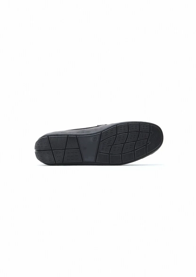 Gri Süet Casual Loafer - 5