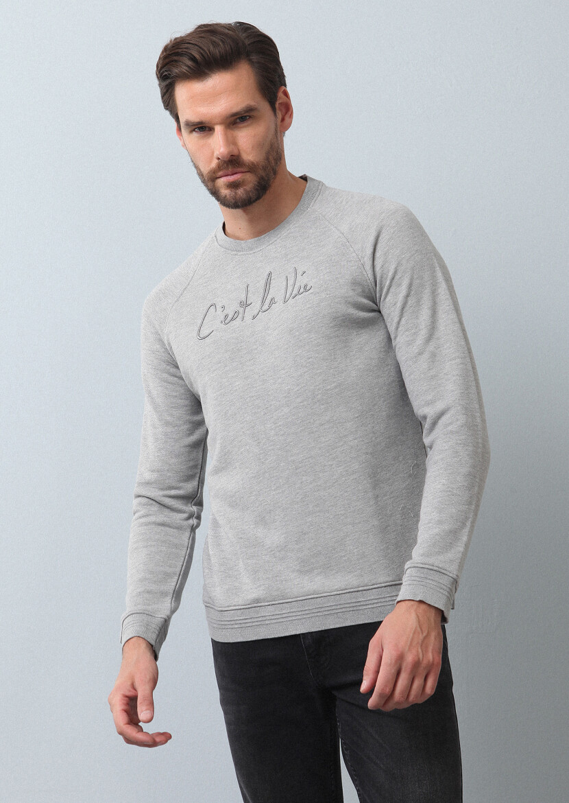 Gri Sweatshırt 