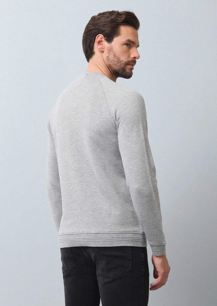 Gri Sweatshırt - 5