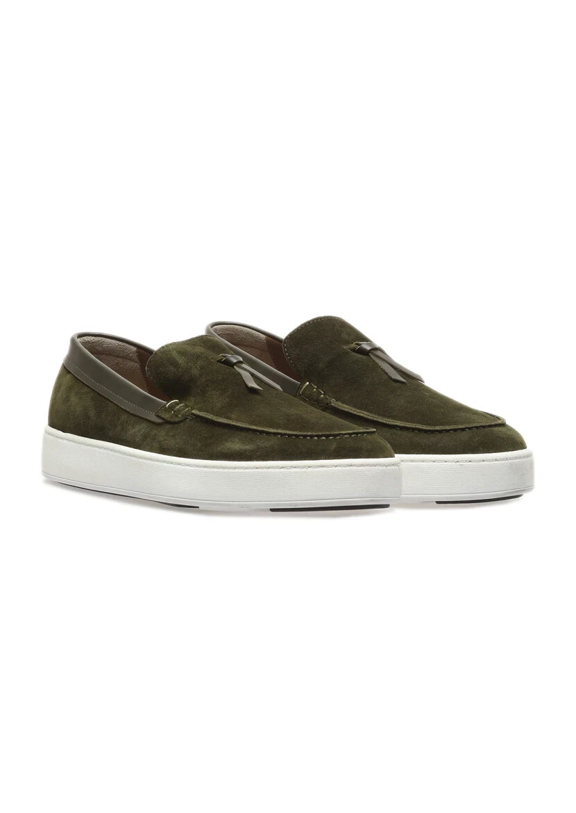 Haki Deri Casual Loafer 