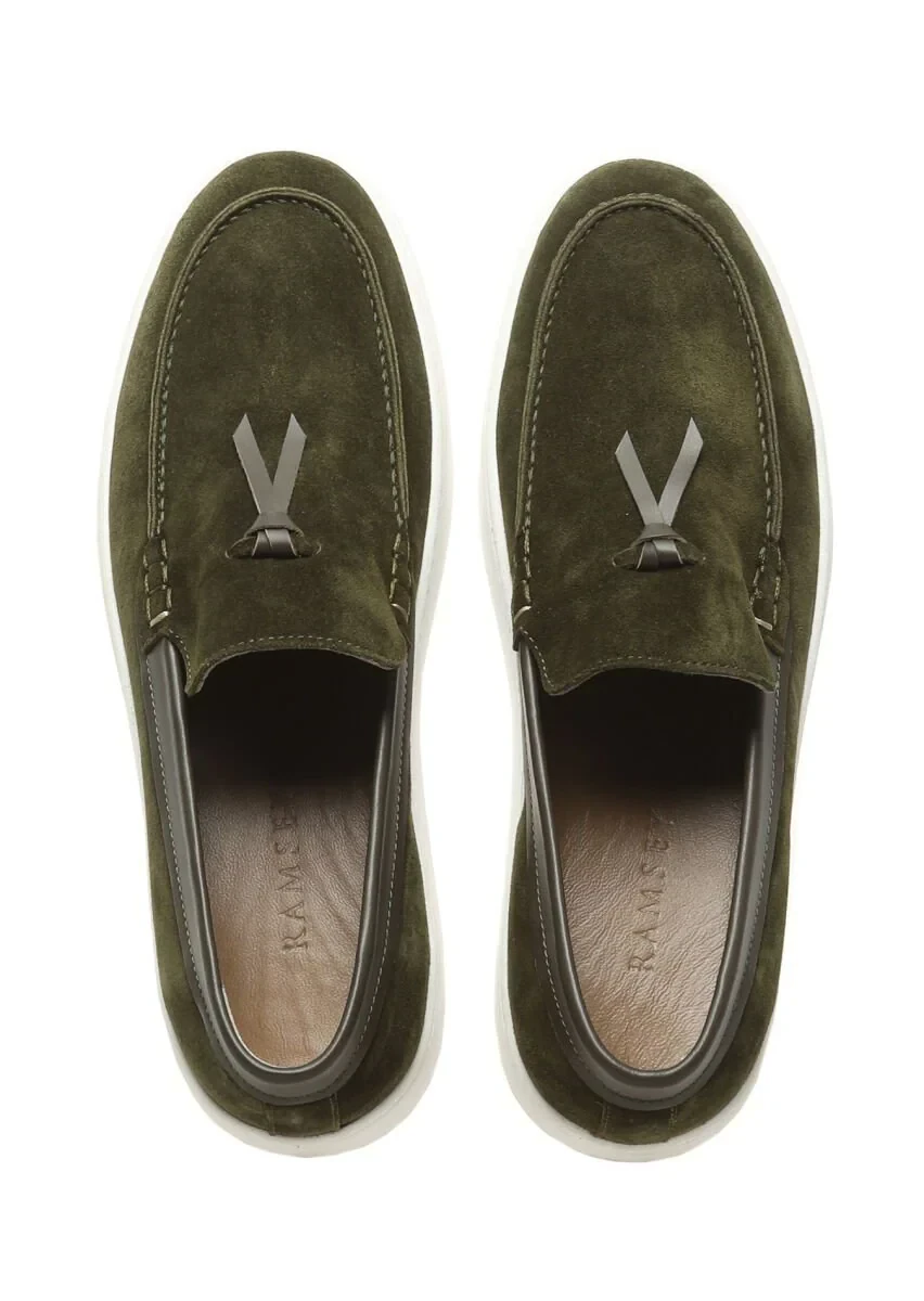 Haki Deri Casual Loafer - 4