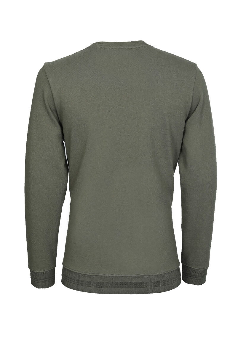 Haki Desenli Sweatshırt - 7