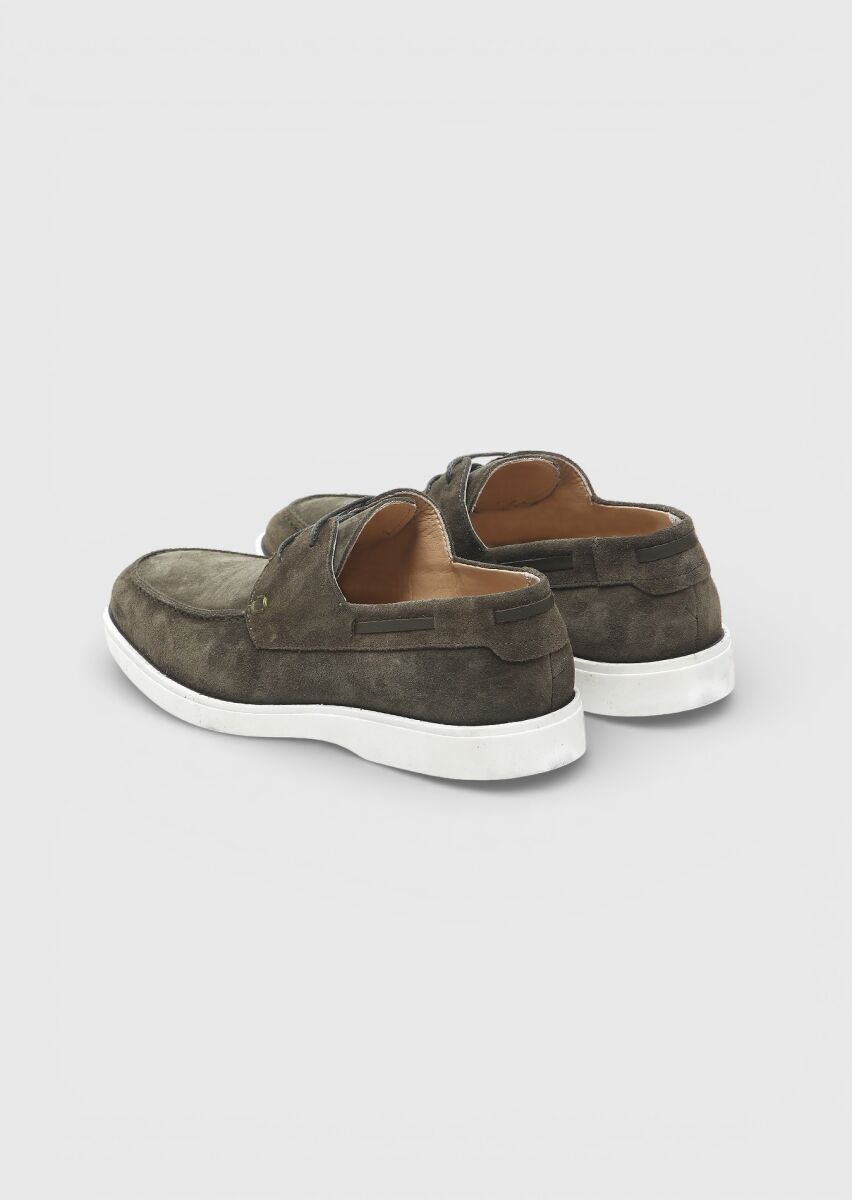 Haki Süet Casual Ayakkabı - 4