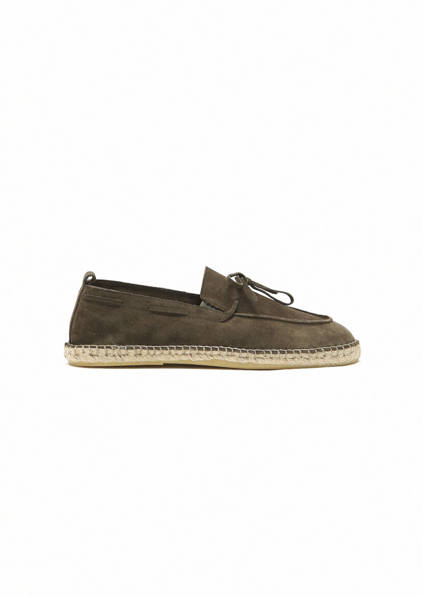 Haki Süet Casual Loafer 