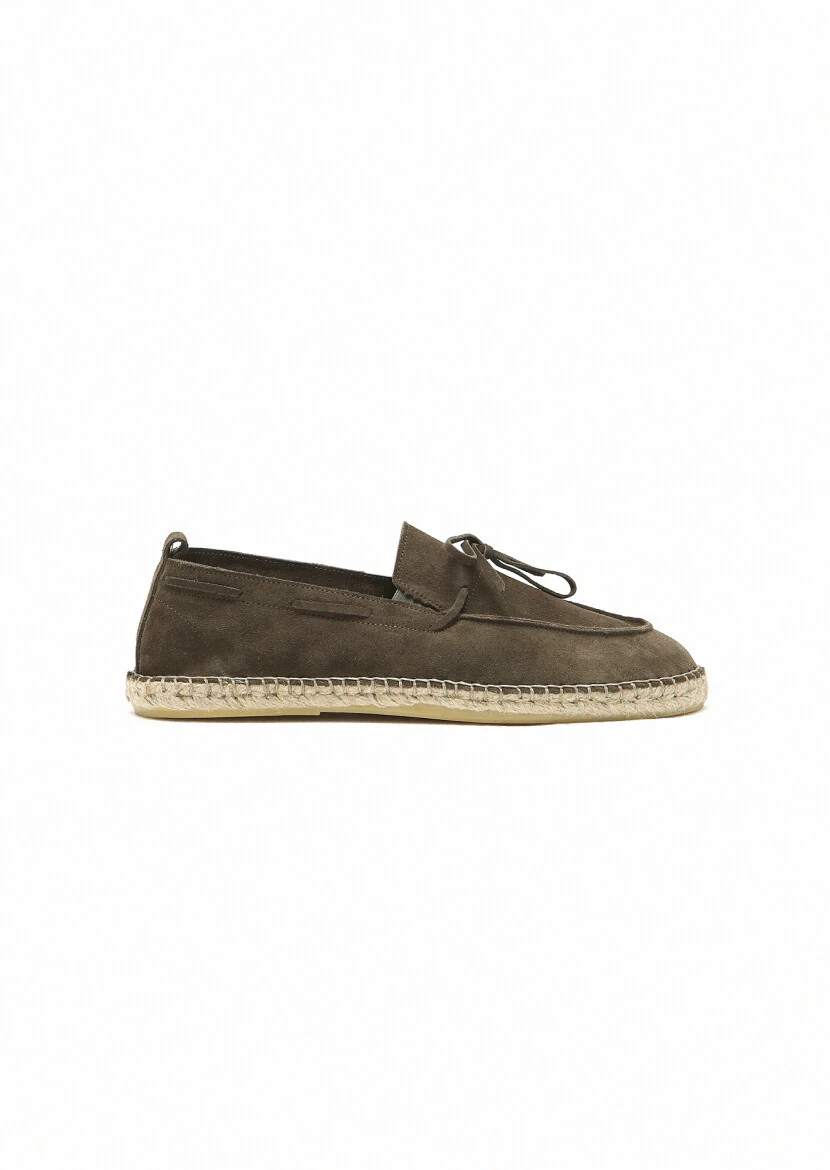 Haki Süet Casual Loafer - 1