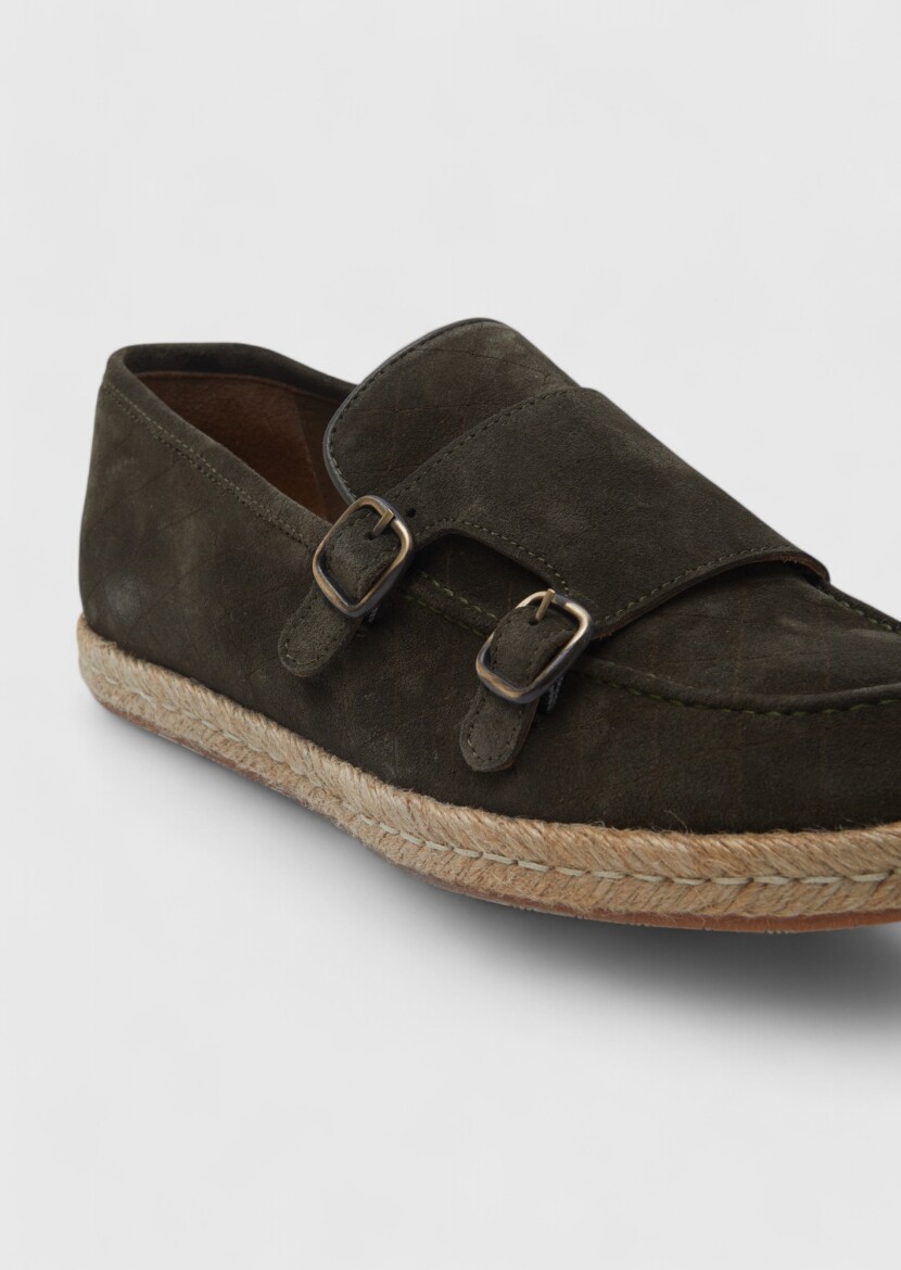 Haki Süet Casual Loafer - 2