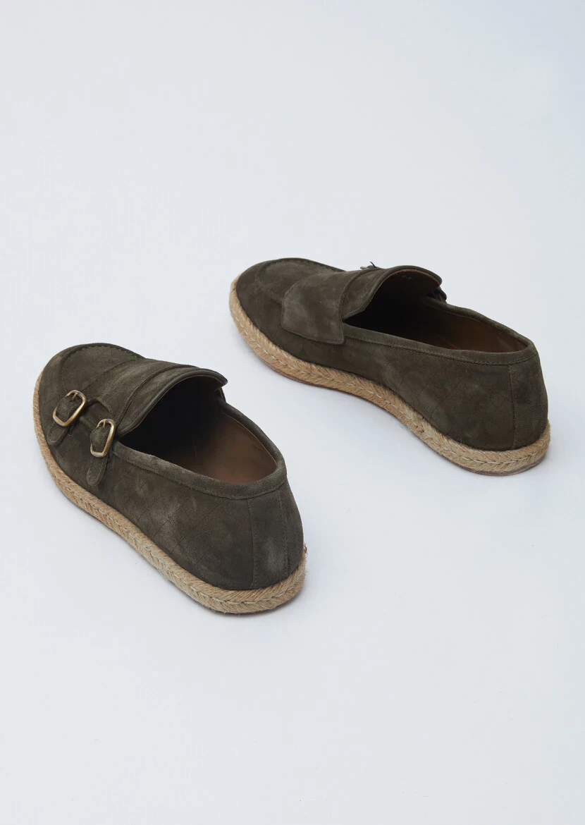 Haki Süet Casual Loafer - 5