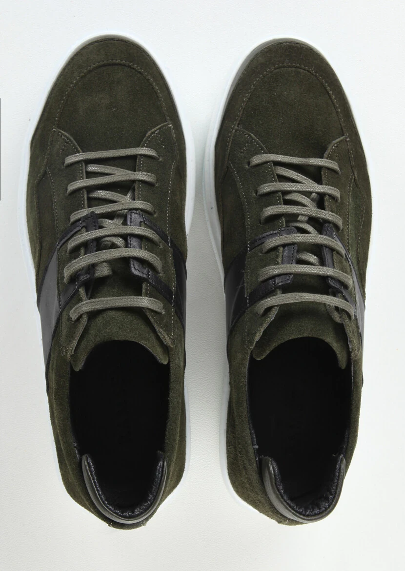 Haki Süet Casual Spor Ayakkabı - 5