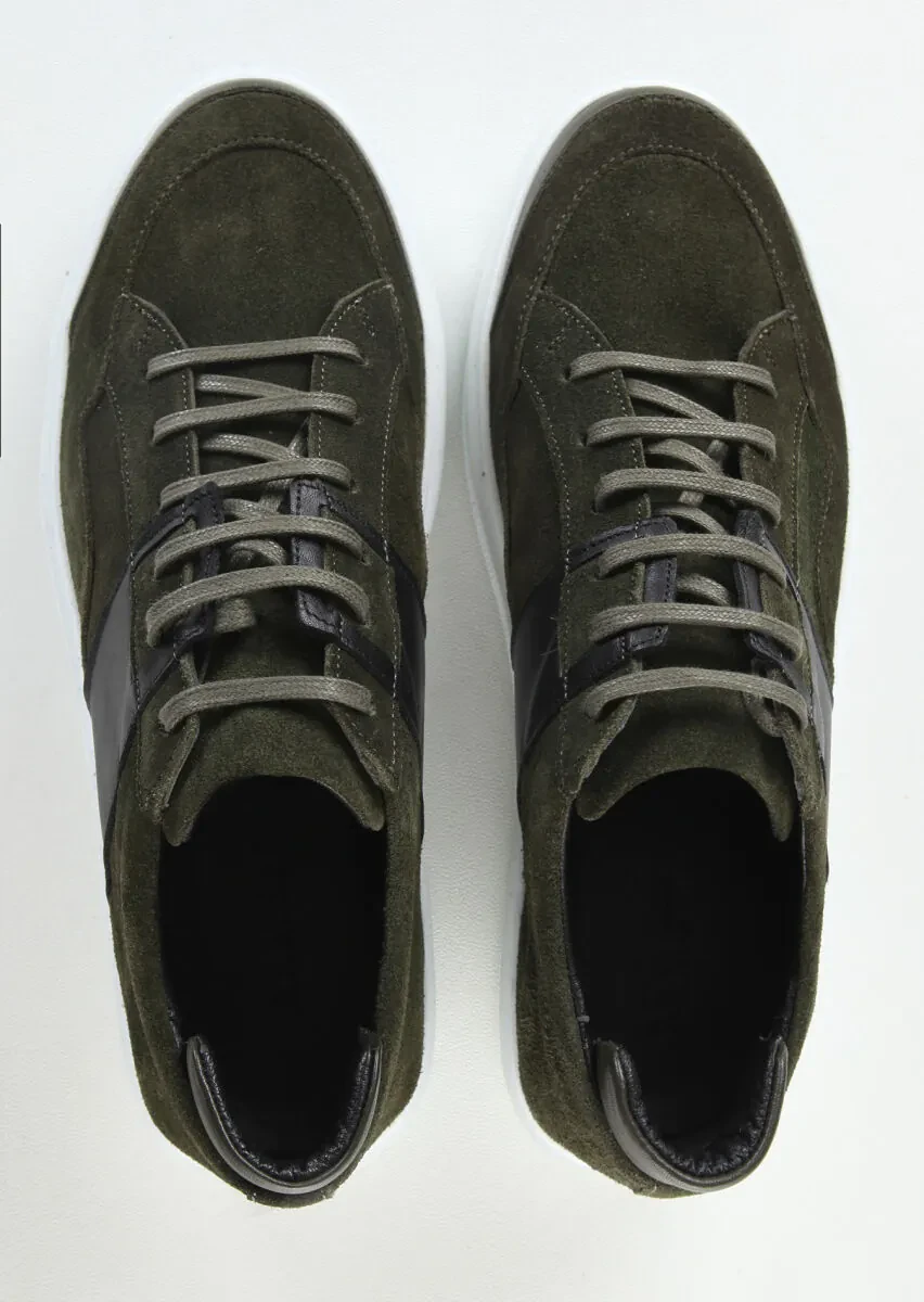 Haki Süet Casual Spor Ayakkabı - 5