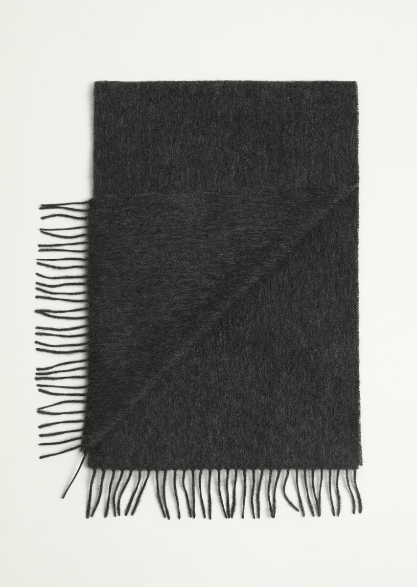 Hard Coal %100 Yün Scarf - 1