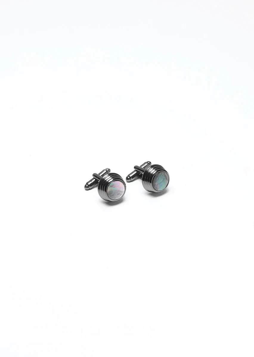 Hard Coal Brass Cuff Link - 1