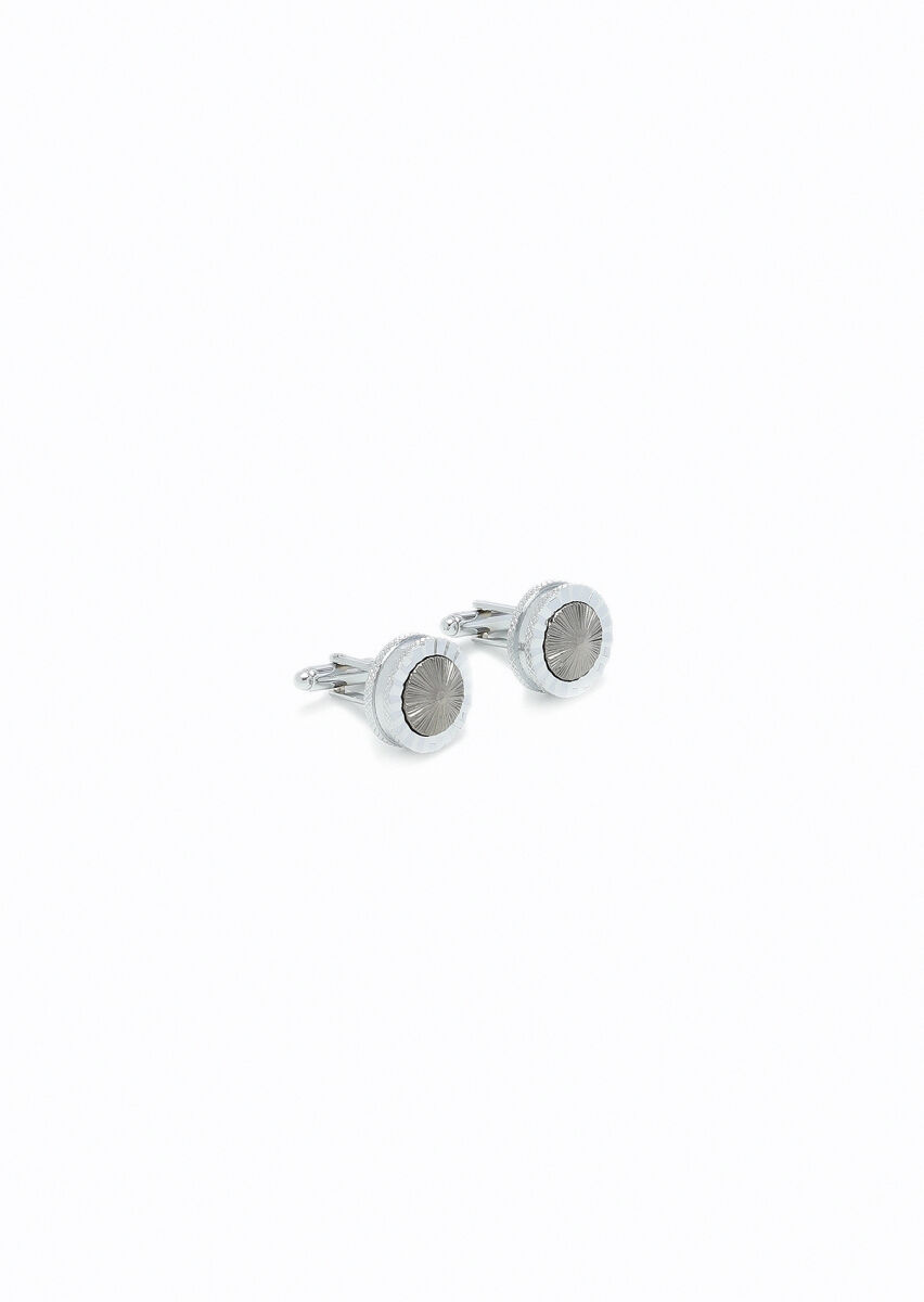 Hard Coal Brass Cuff Link - 1