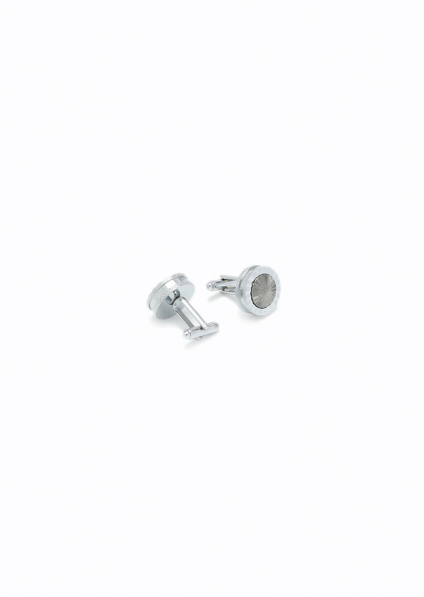 Hard Coal Brass Cuff Link - 2
