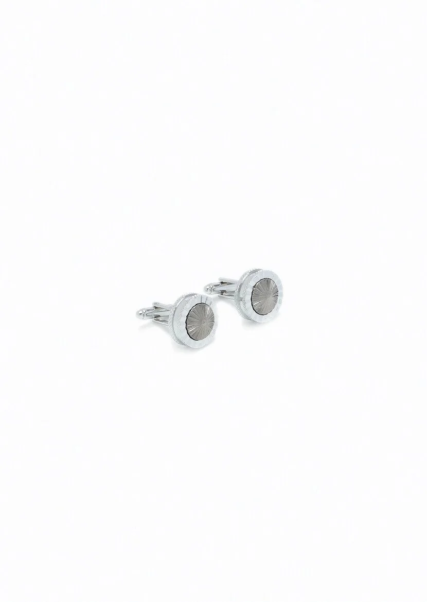 Hard Coal Brass Cuff Link - 1