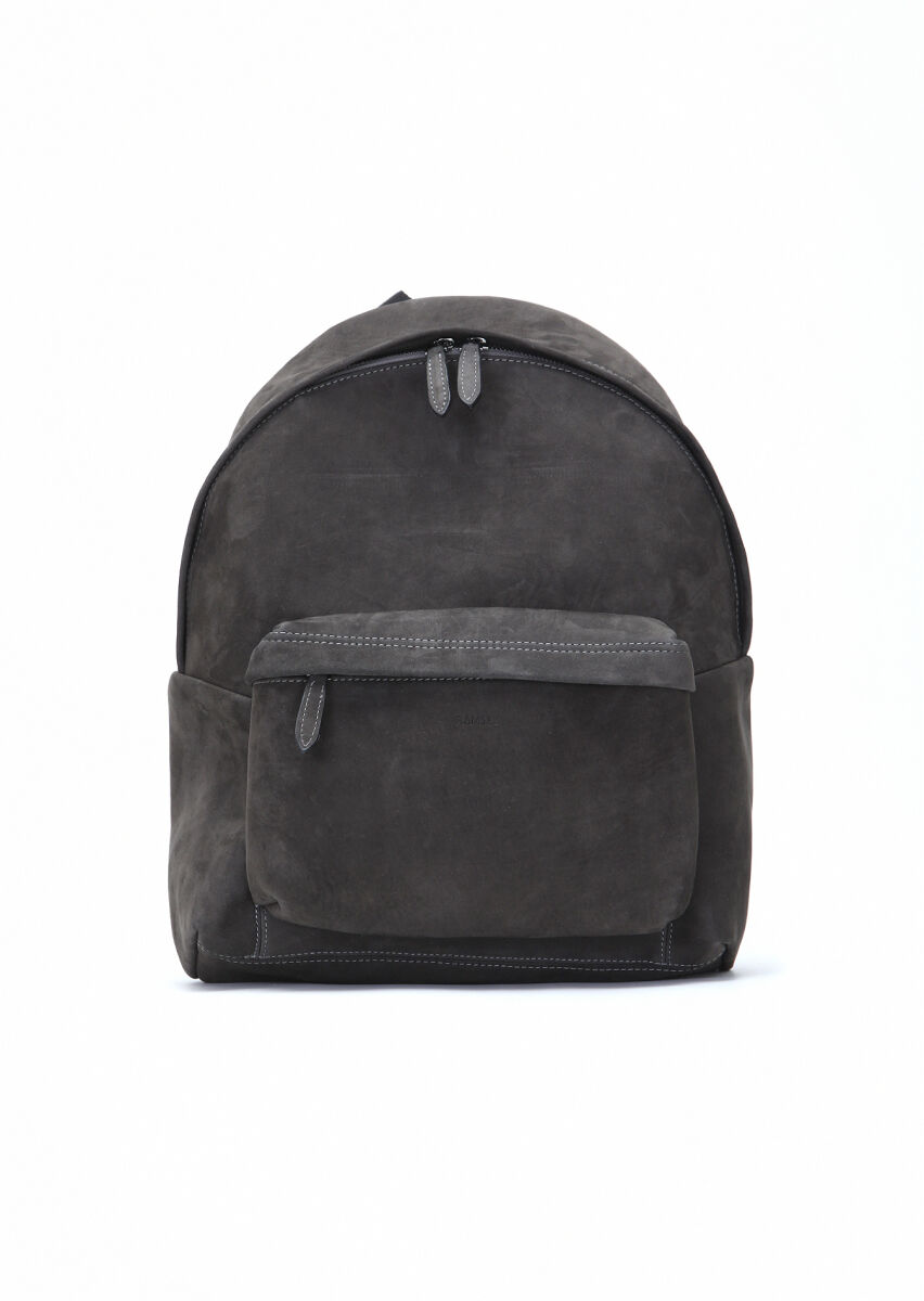 Hard Coal Cow Leather Bag - 1