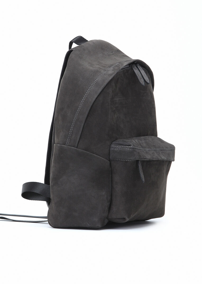 Hard Coal Cow Leather Bag - 2