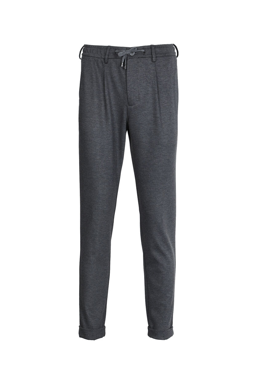 Hard Coal Knitting Jogging Fit Casual Trousers - 6