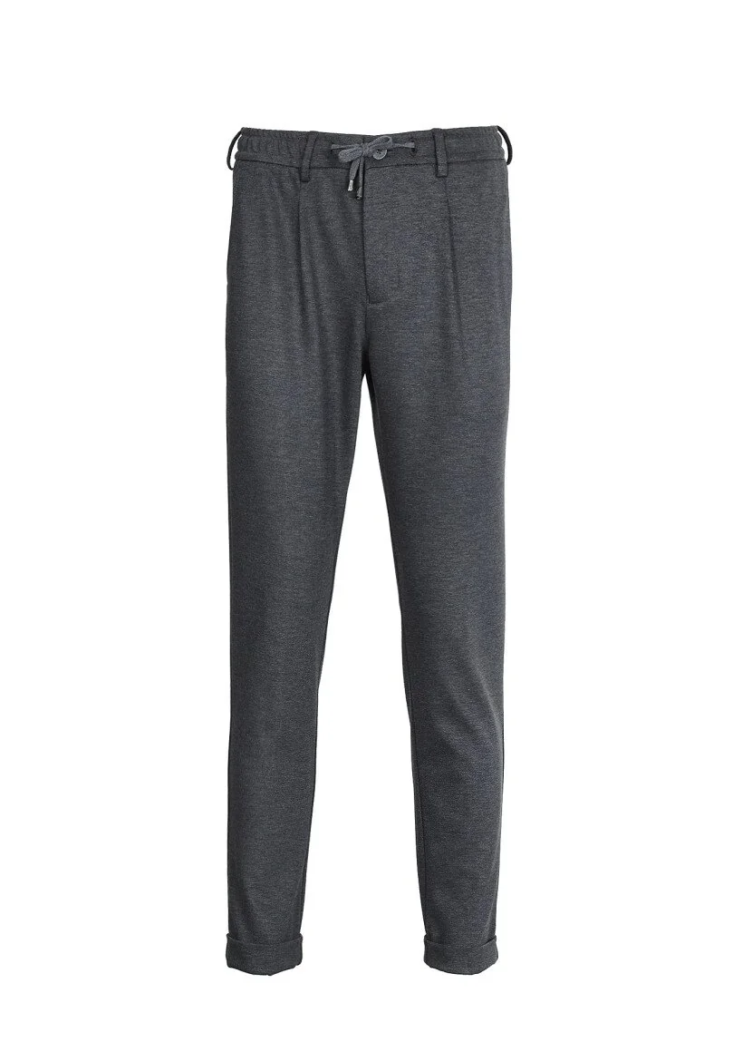 Hard Coal Knitting Jogging Fit Casual Trousers - 6
