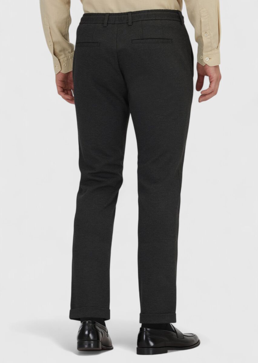 Hard Coal Knitting Jogging Fit Casual Trousers - 4