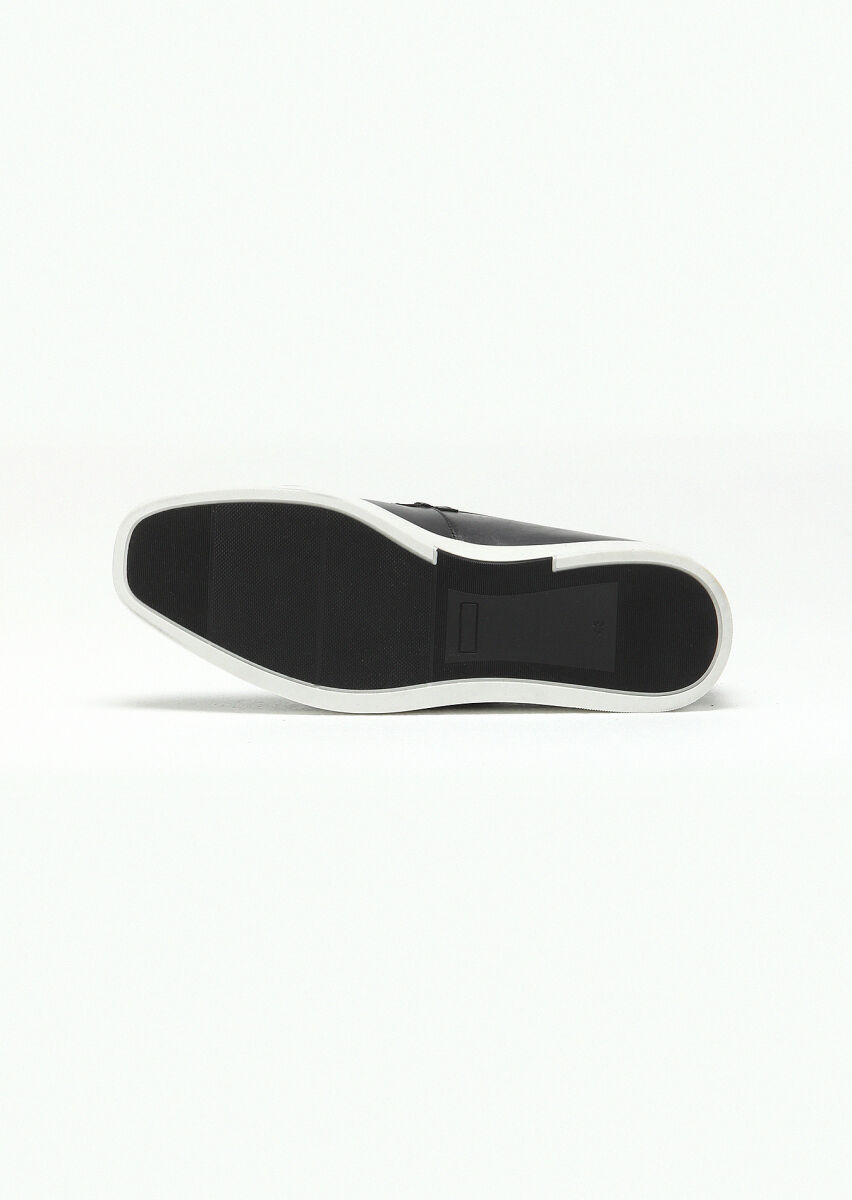 Hard Coal Leather Casual Loafer - 5