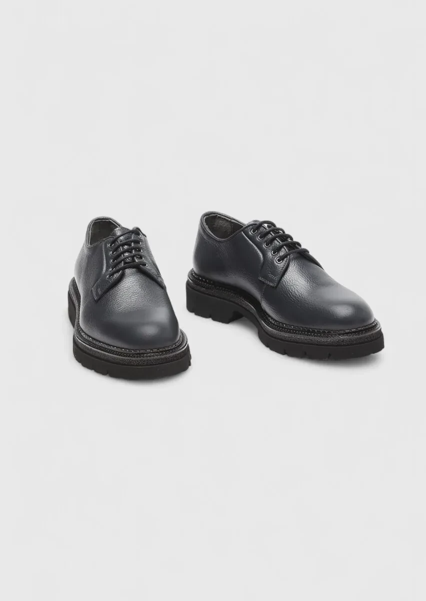 Hard Coal Leather Casual Shoes - 3