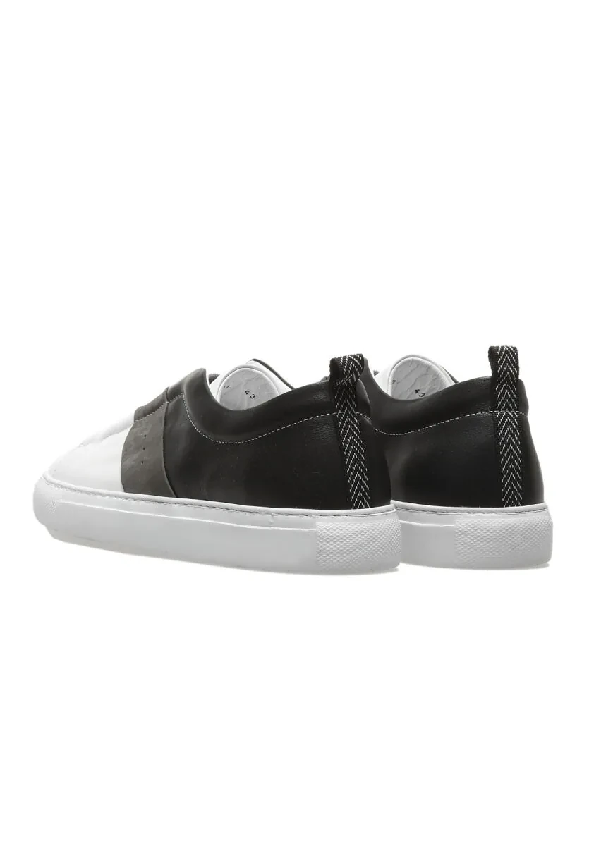 Hard Coal Leather Casual Sneaker - 3