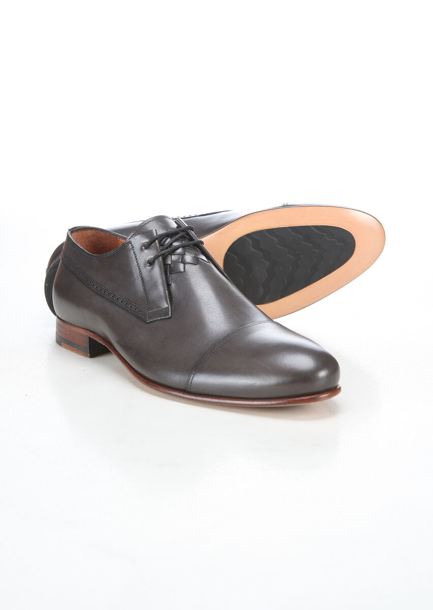 Hard Coal Leather Classical Shoes - 3