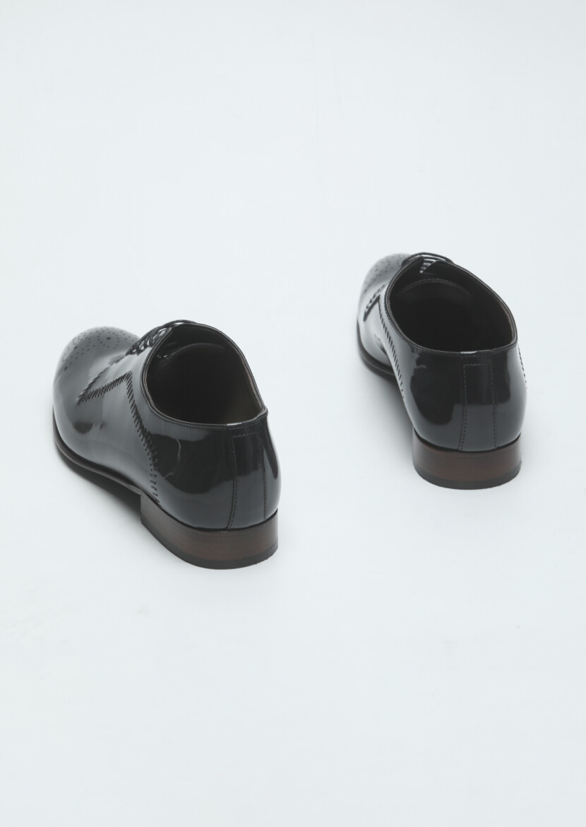 Hard Coal Leather Classical Shoes - 5