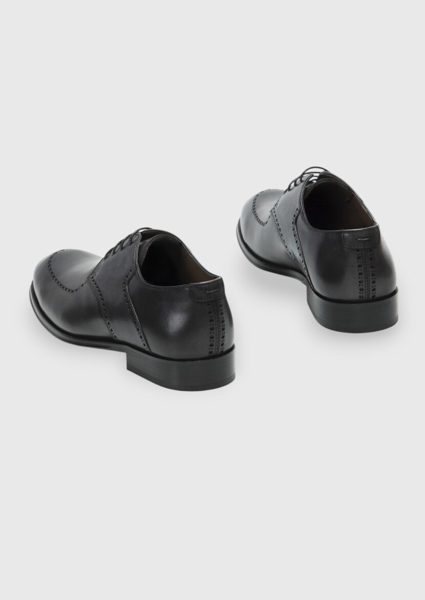 Hard Coal Leather Classical Shoes - 5