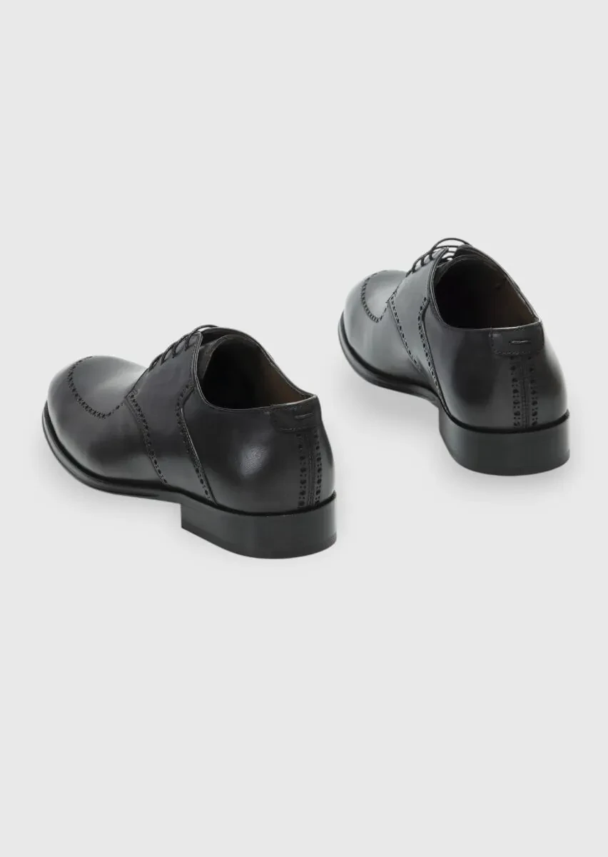Hard Coal Leather Classical Shoes - 5