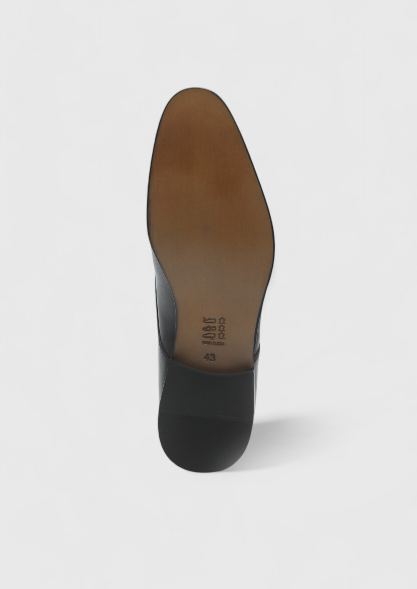 Hard Coal Leather Classical Shoes - 4