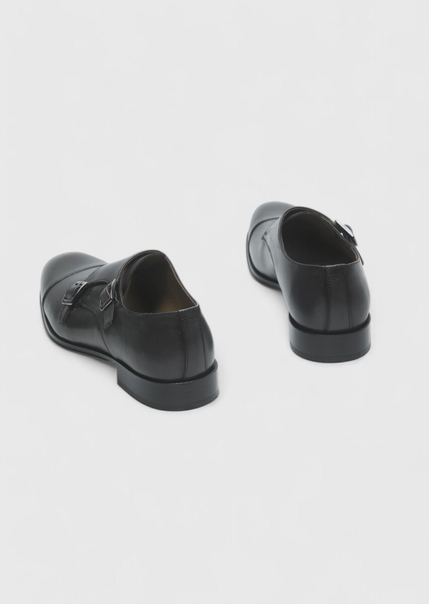 Hard Coal Leather Classical Shoes - 5