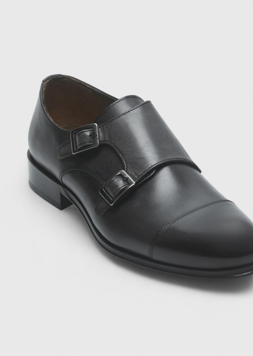 Hard Coal Leather Classical Shoes - 2