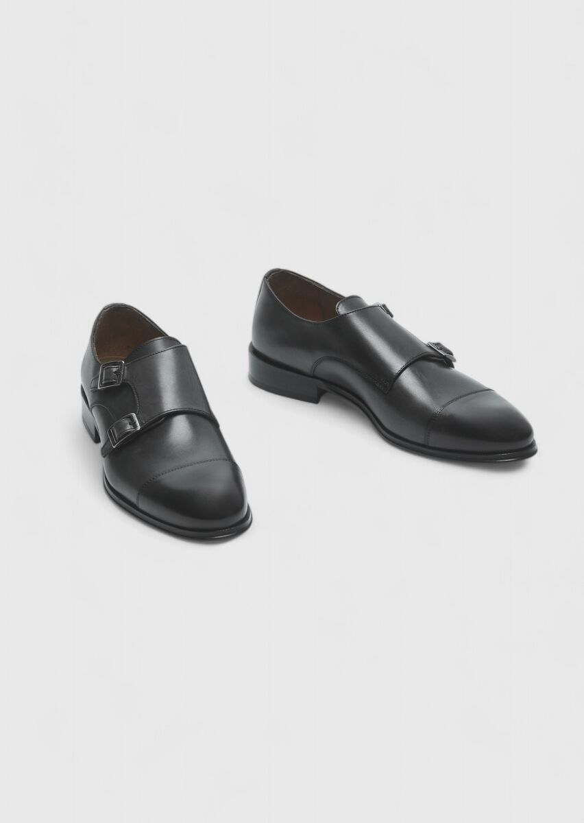 Hard Coal Leather Classical Shoes - 3