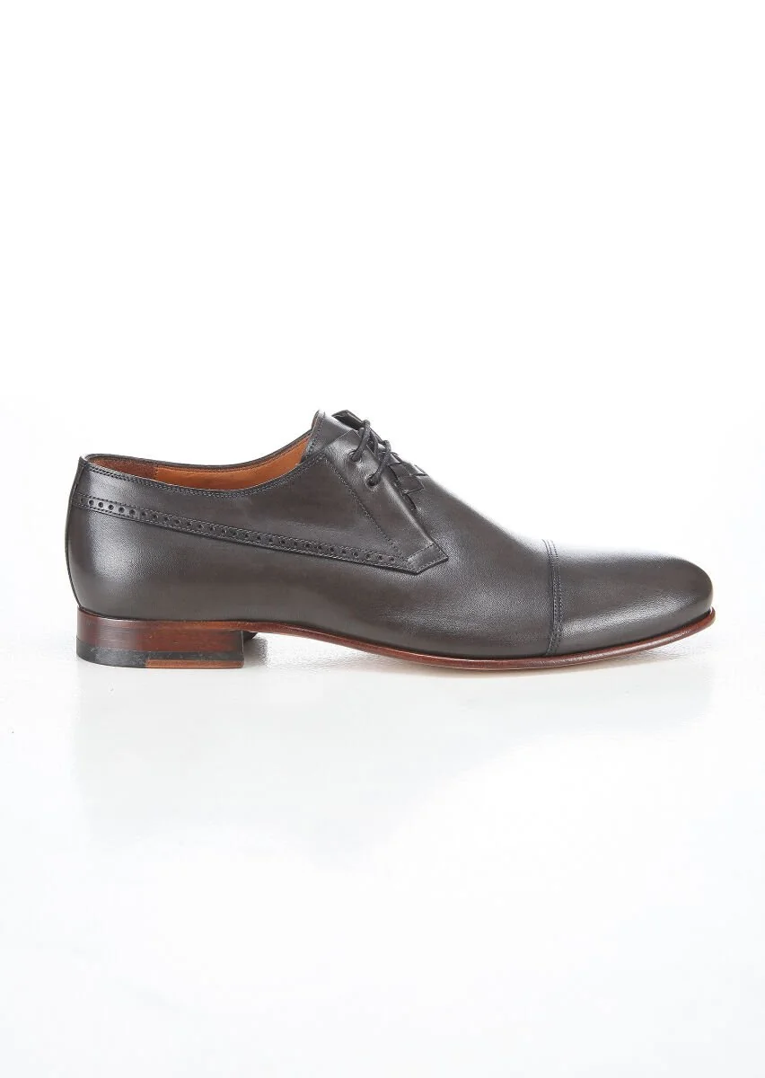 Hard Coal Leather Shoes - 1