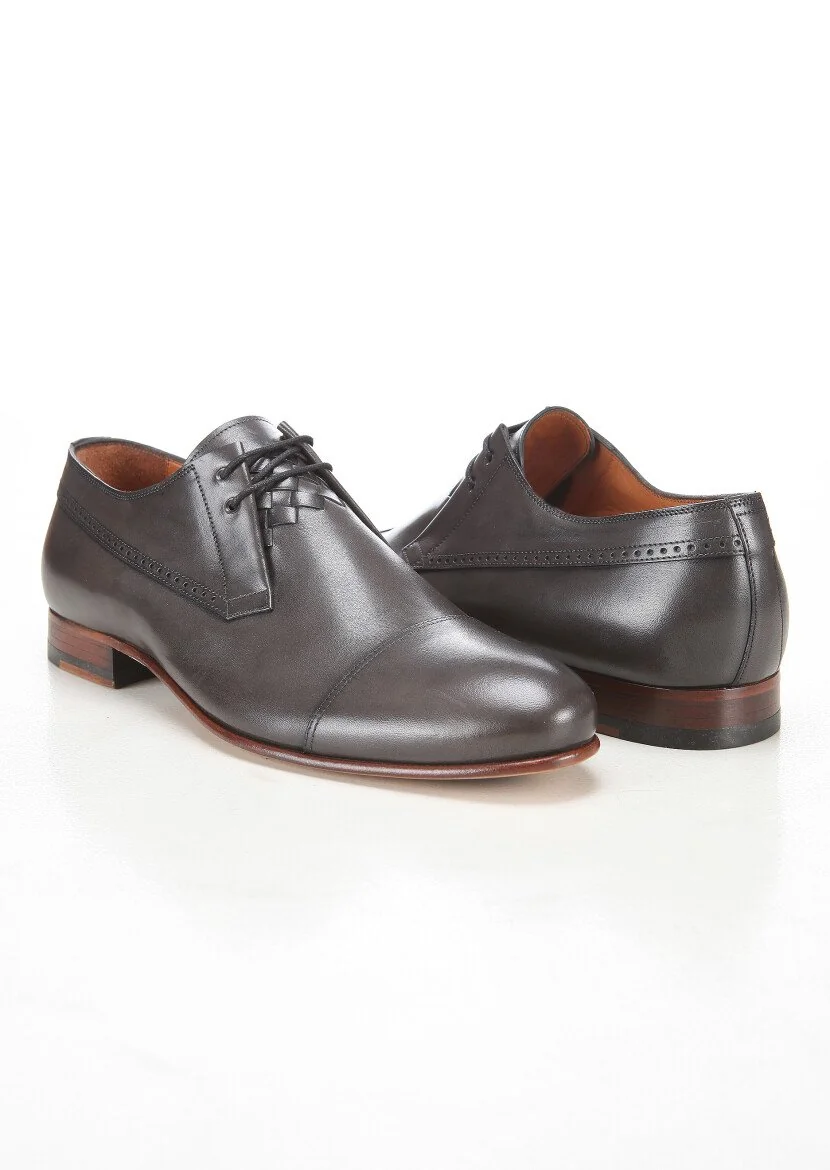 Hard Coal Leather Shoes - 4