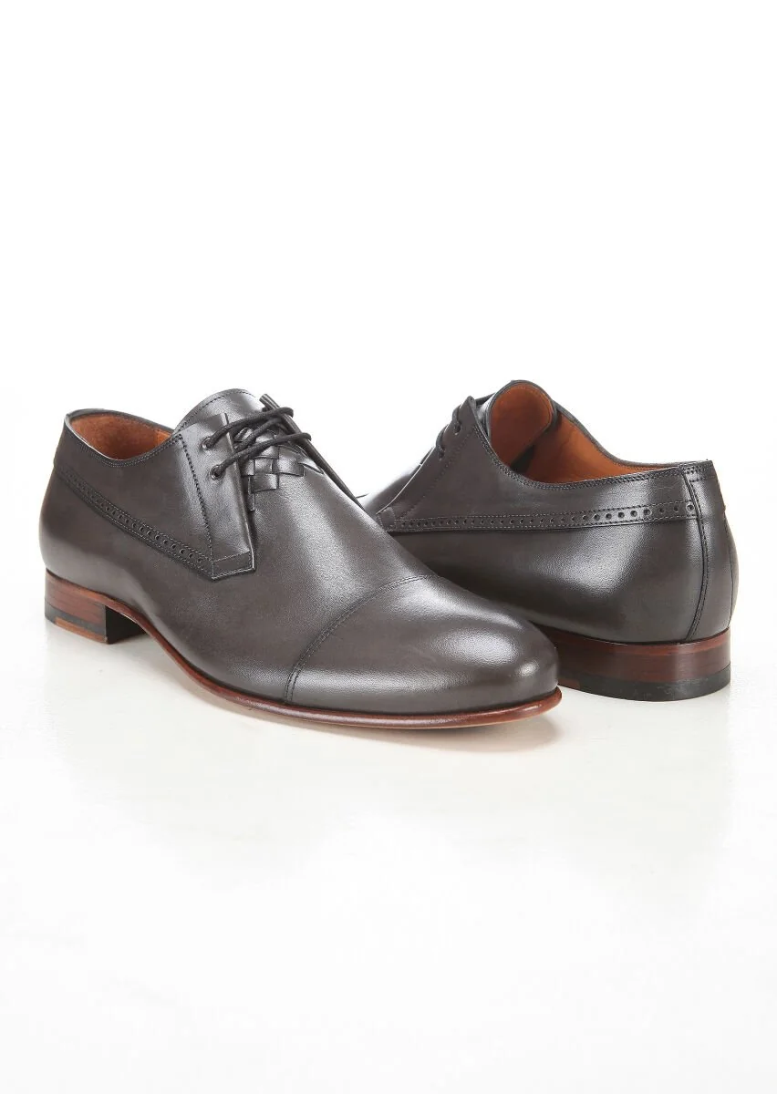Hard Coal Leather Shoes - 4