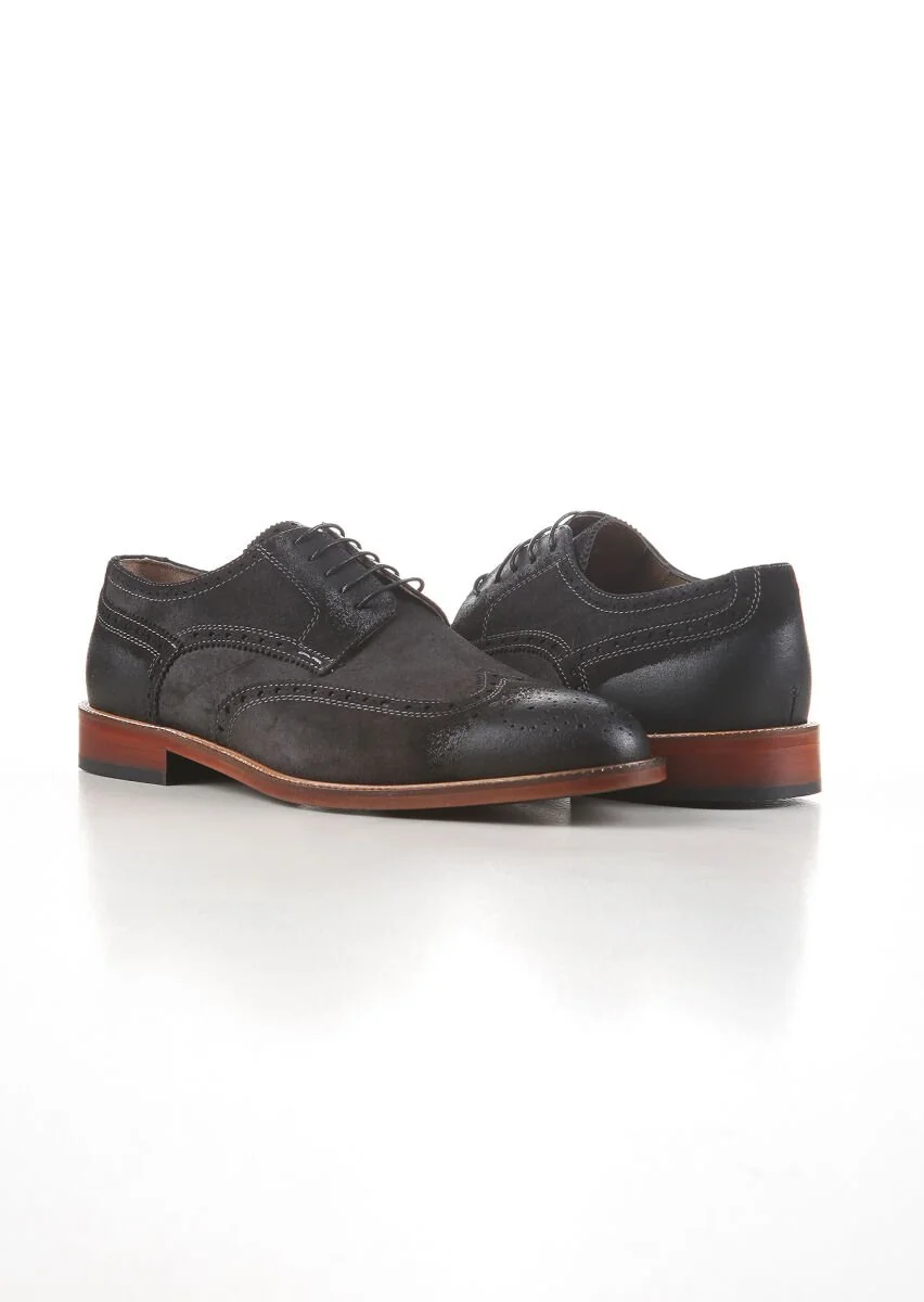 Hard Coal Leather Shoes - 3