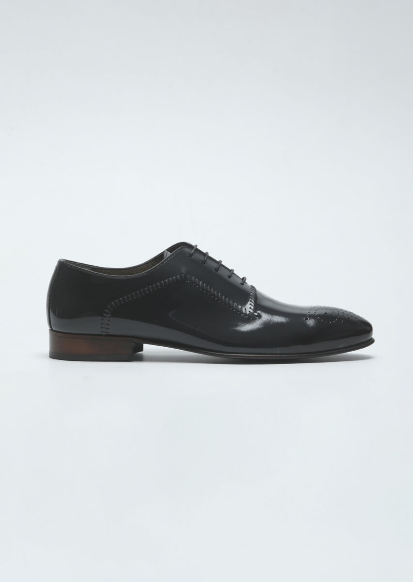 Hard Coal Leather Shoes - 1