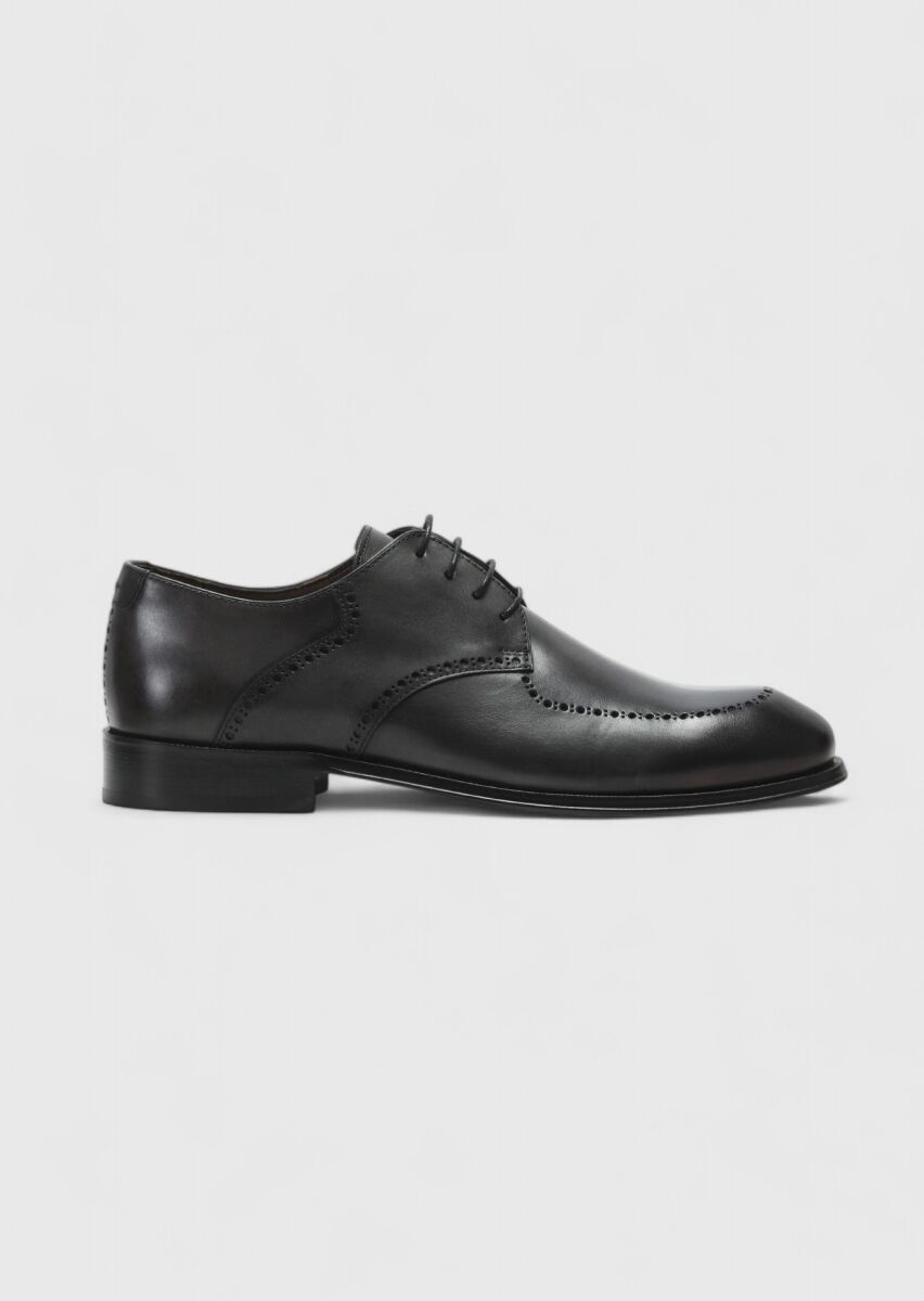 Hard Coal Leather Shoes - 1