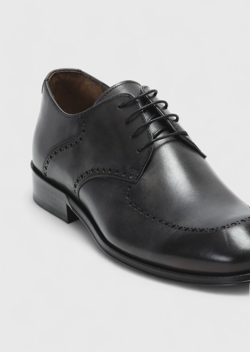 Hard Coal Leather Shoes - 2