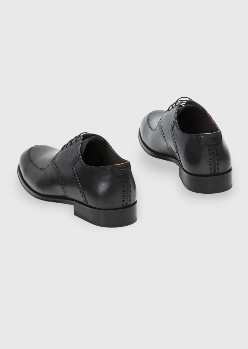 Hard Coal Leather Shoes - 5