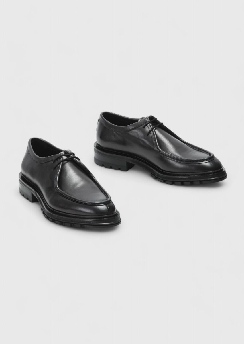 Hard Coal Leather Shoes - 3