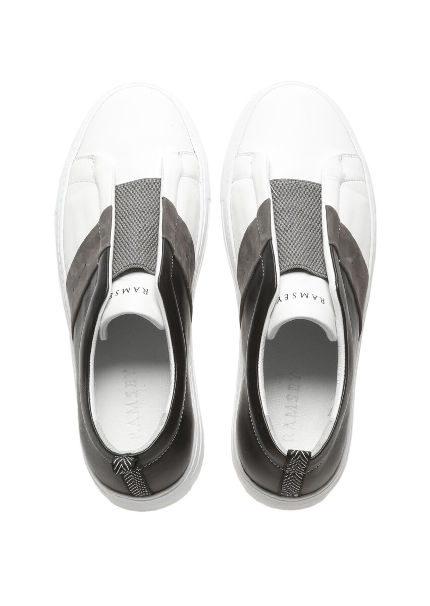 Hard Coal Leather Sneaker - 4