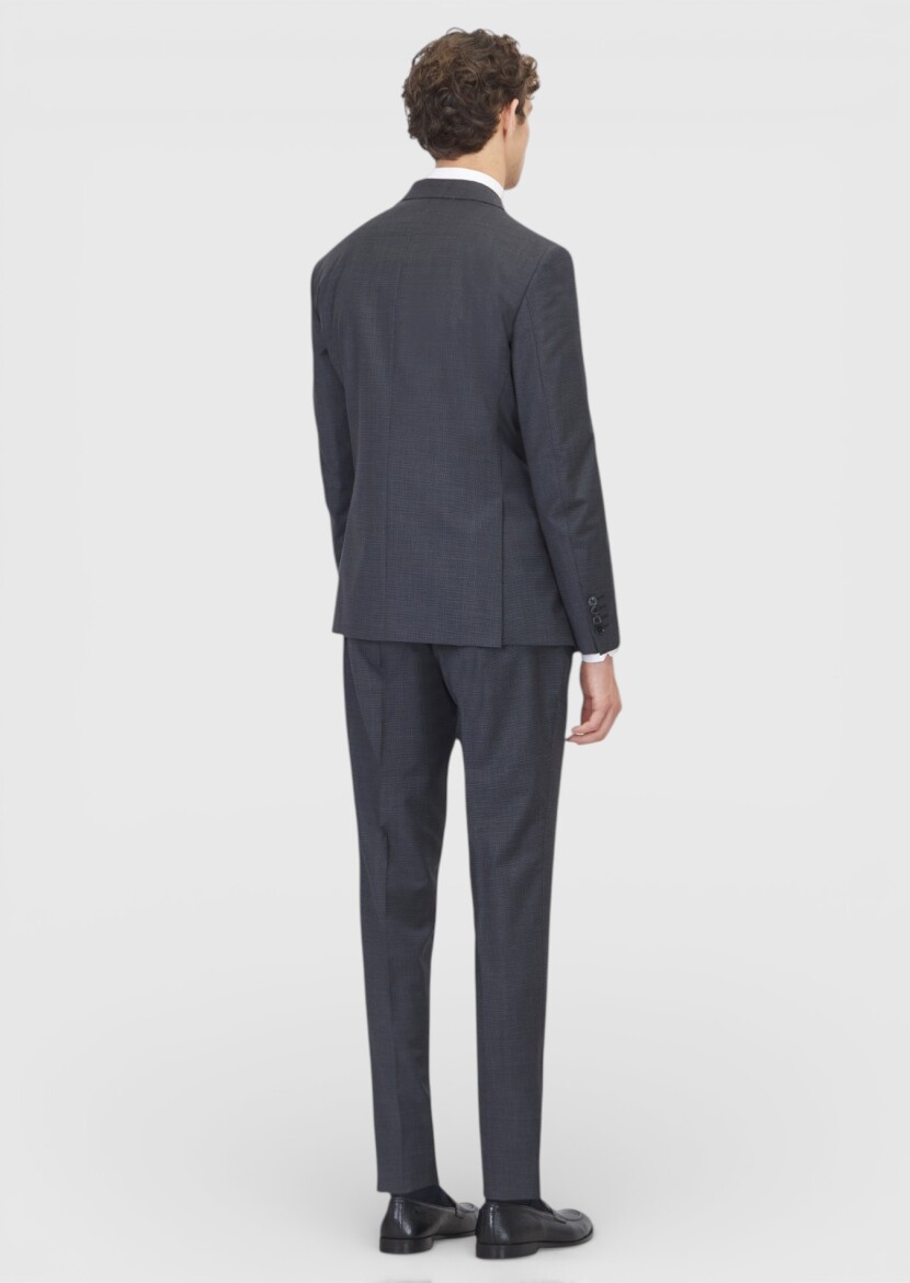 Hard Coal Modern Fit Wool Blended Suit - 6