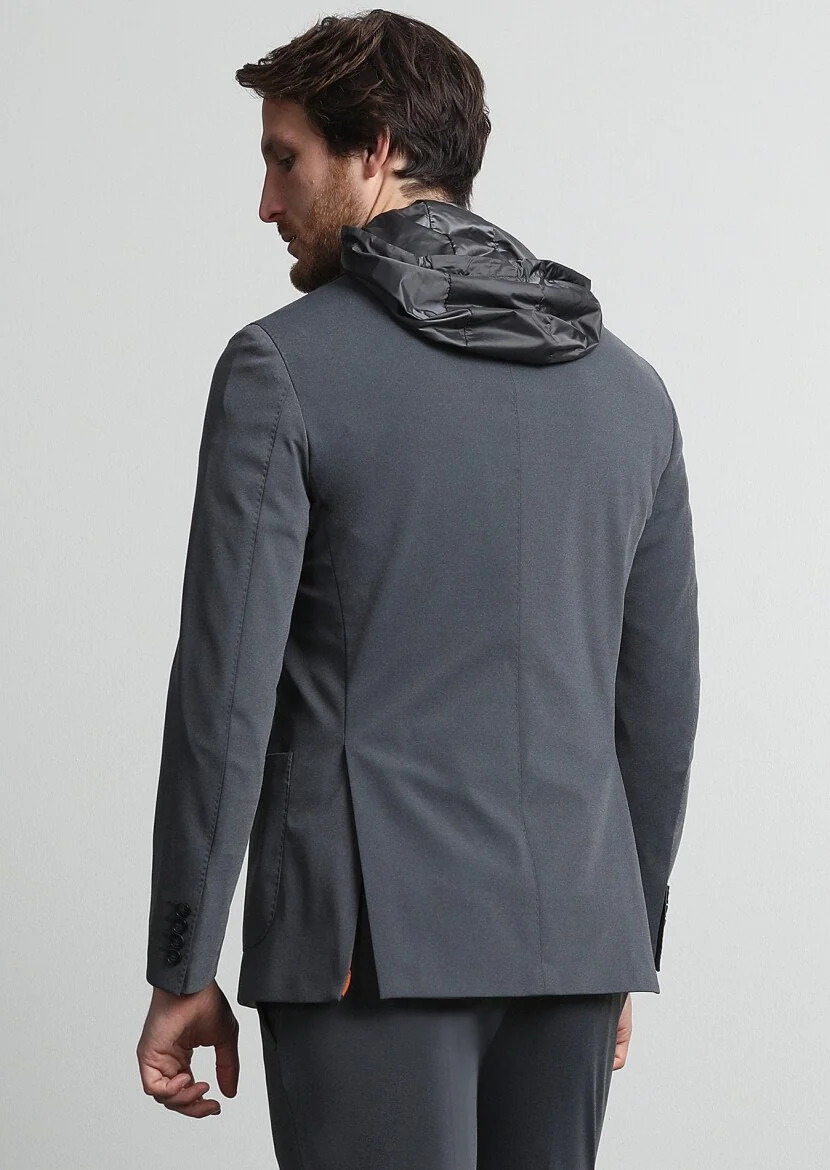 Hard Coal Plain Comfort Fit Suit - 5