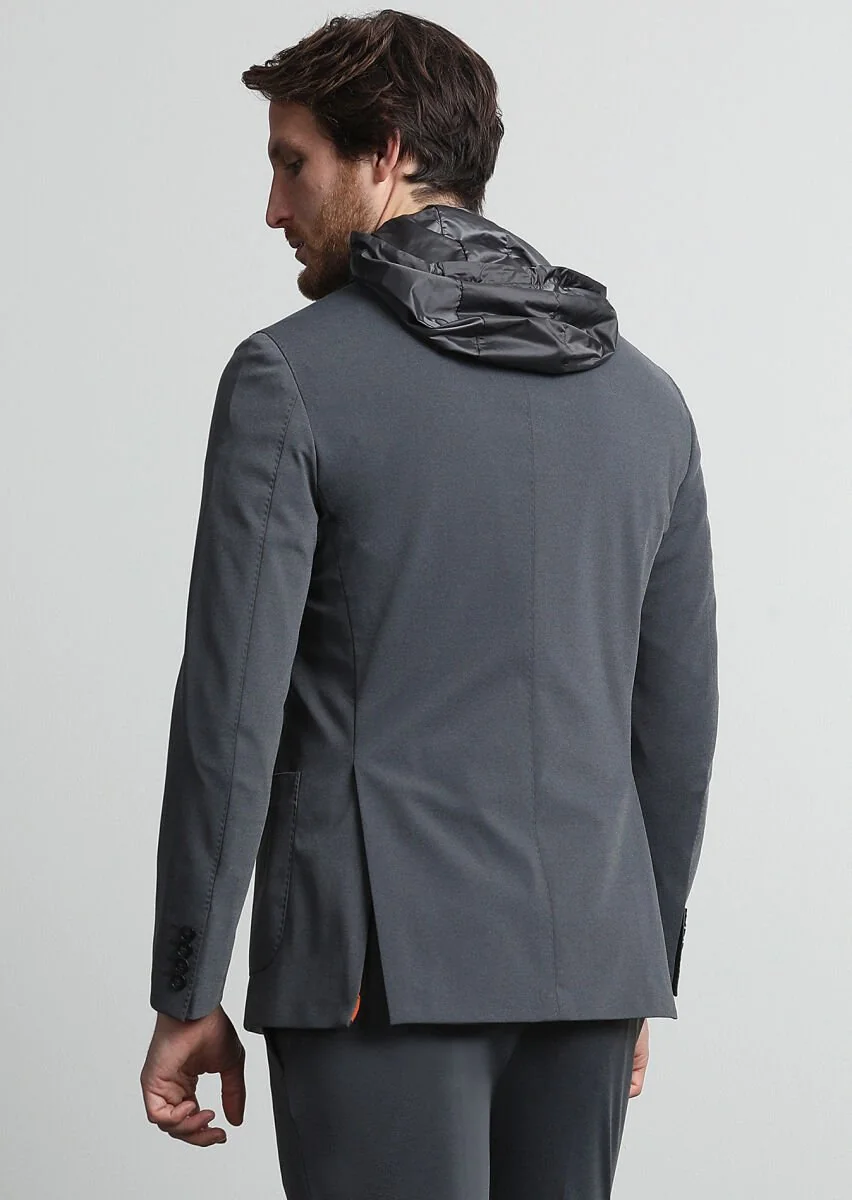 Hard Coal Plain Comfort Fit Suit - 5