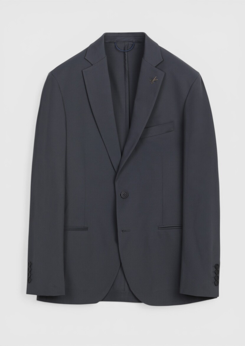 Hard Coal Plain Comfort Fit Suit - 6